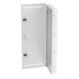 Gabinete Multipropósito de Montaje en Pared, de 42 in de Altura, Con Puerta Reversible, Fabricado en Acero, Color Blanco 