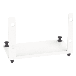 Soporte Para 2 Adaptadores de Fibra Óptica Opticom®, Para Uso con Gabinetes Multipropósito, de Instalación a Presión, Color Blanco