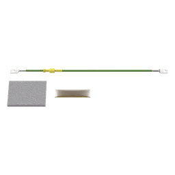 Kit de Conexión a Tierra / Para Gabinetes Multipropósito / Cable 10 AWG 13.25 in (336.6 mm) / Accesorios de Instalación / Montaje en Pared