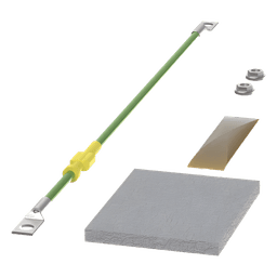 Kit de Conexión a Tierra / Para Gabinetes Multipropósito / Cable 10 AWG 13.25 in (336.6 mm) / Accesorios de Instalación / Montaje en Pared