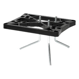 Base de fijación en concreto/cemento para sujeción extra en terrenos no uniformes, con dificultades o poco compactos. Válida para modelos MB.