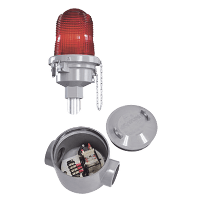 Relevador de transferencia para Lampara de Luz de Obstrucción LOD.
