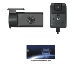 KIT Dashcam con sistema de control ADAS (asistencia de manejo) y Camara de cabina (CI03) / Multiples alarmas /Comunicación dos vías / ideal para flotas vehiculares / Facil instalacio / Incluye primer año de plataforma TrackSolidPro
