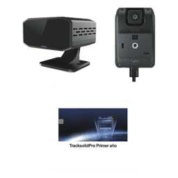 KIT Dashcam con sistema de control ADAS (asistencia de manejo) y Camara DMS con IA (JC170) / Multiples alarmas /Comunicación dos vías / ideal para flotas vehiculares / Facil instalacio / Incluye primer año TrackSolidPro