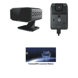 KIT Dashcam con sistema de control ADAS (asistencia de manejo) y Camara DMS con IA (JC170) / Multiples alarmas /Comunicación dos vías / ideal para flotas vehiculares / Facil instalacio / Incluye licencia vitalicia plataforma TrackSolidPro