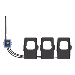 Medidor de corriente LoRaWAN para tres fases hasta 500 ampers