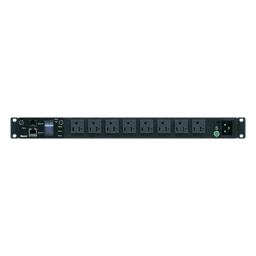 PDU Monitoreable / 8 Salidas 5-20R / Entrada NEMA 5-15P / Horizontal 1U / 19 in / 120 Vca / 20 Amp