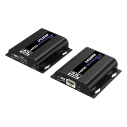 Kit extensor para distancias de hasta 200 metros | Resolución 4K @60Hz | Cat 6 | Conexión uno a uno y uno a muchos hasta 120 mts | Compatible con Switch gigabit | Control IR 