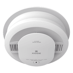 Detector de humo fotoeléctrico alámbrico 120 V CA con batería sellada de 10 años, interconexión hasta 24 dispositivos, paquete de 6