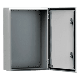 Gabinete de Pared para Exterior / Acero 1.5 mm / IP66 NEMA 4/12/13 / IK10 / 800 x 800 x 300 mm (31.5 x 31.5 x 11.8 in) / Bisagras Ocultas 130°