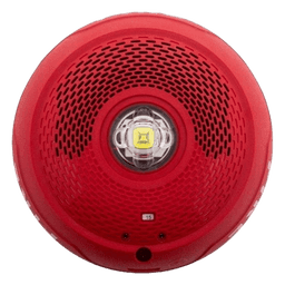 BOC C/LAMP ESTROBOSCOPICA tipo LED MONT EN TECHO CLR ROJO