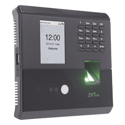Terminal Biométrica Facial y Huella / 100 Rostros 500 Huellas / Visible Light / ADMS / TCP/IP / BioTimePro