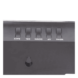 Pantalla receptora inalámbrica / 433.92 MHz / 100-200 m / 999 transmisores / 9 áreas / 328-656 pies