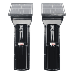 Detector Fotoeléctrico Solar de 3 Rayos / 100 m Exterior / 4 Frecuencias / Batería de Litio 4,000 mAh / Sincronización Digital