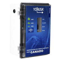 Energizador para Ganado 10,000Volts-2JOULES/ 25,000 metros lineales de protección / Cercas Electrificadas