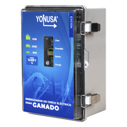 Energizador para Ganado 10,000Volts-2JOULES/ 25,000 metros lineales de protección / Cercas Electrificadas