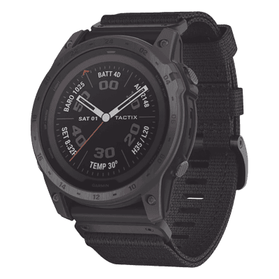 Reloj Garmin tactix® 7 – Pro Edition color negro en bisel de titanio,  multideporte con GPS ofrece funciones tácticas especializadas, así como mapas, música, funciones de entreno avanzadas.