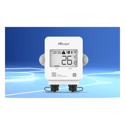 Display LoRaWAN para Monitoreo de Temperatura en Cadena de Frío / Pantalla LCD / Sensor Magnético / EN12830 / IP65