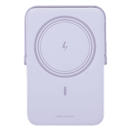 Power Bank Inalámbrico / 10000 mAh / Carga Inalámbrica 7.5W / PD 20W USB-C / Pantalla TFT con Emojis / Soporte Plegable / MagSafe Compatible