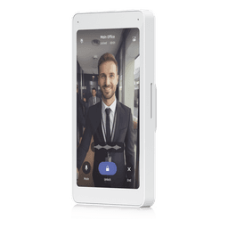UniFi Intercom Viewer, monitor que se vincula a UA-INTERCOM, para visualizar y aperturar, pantalla táctil de 5", energizado por POE, montaje en pared