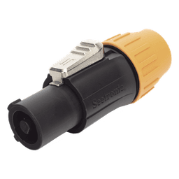 POWERCOM,  línea, neutro y conexión a tierra de seguridad preadaptada IP65 Color Negro