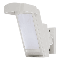 Detector de Movimiento con Anti-enmascaramiento / 100% Exterior /  Cableado / Hasta 12 metros a 85° de cobertura/ Instalación a 3 metros / Compatible con cualquier panel de alarma