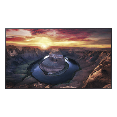 Pantalla Profesional LED de 50", UHD 4K (3840x2160p), Entradas de Video HDMI/DisplayPort / USO 24/7 / Compatible VESA / Compatible con software MagicInfo