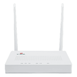 ONU Dual G/EPON con Wi-Fi en 2.4 GHz + 4 puertos LAN Gigabit, hasta 300 Mbps vía inalámbrico