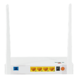ONU Dual G/EPON con Wi-Fi en 2.4 GHz + 4 puertos LAN Gigabit, hasta 300 Mbps vía inalámbrico