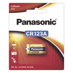 Batería de litio PANASONIC / 3 Vcc /1,550 mAh / Aplicación en transmisores de alarma inalámbricos/ Con empaque