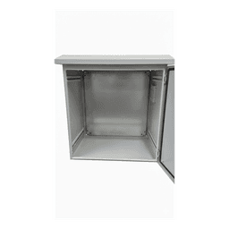 Gabinete de Acero para Exterior / IP55 / IK10 / Ventilación con Ventilador 110 VCA / 593 x 609 x 399 mm (1.95 x 2.0 x 1.31 ft) / Placa Trasera Galvanizada 550 x 565 mm