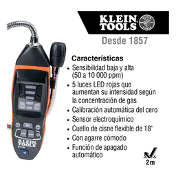 Detector de Fugas de Gas Combustible. 