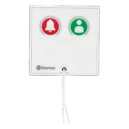 Módulo Asistencial para Hospital de Empotrar IP67 / Material ABS Antimicrobiano / Botón Cancelación / Indicador Luminoso de Alarma y Presencia / RS485 / Compatible Cajas Europeas y Americanas