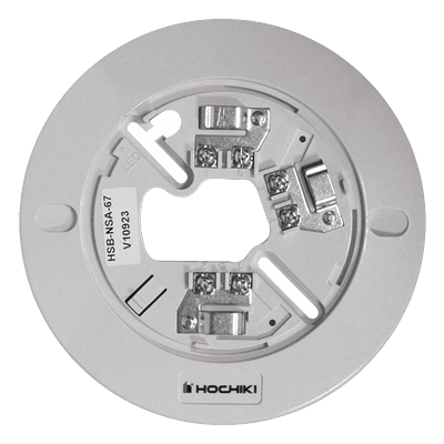Base De 6" Color Hueso Para Sensores Análogos Direccionales Hochiki (0300-06820) 7TH Edición UL268