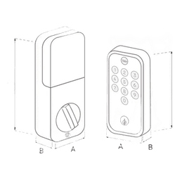 CERRADURA DIGITAL YED 210 / ACCESO POR CÓDIGO Y LLAVE / AUTOBLOQUEO AUTOMÁTICO / INSTALACIÓN FÁCIL / 20 CÓDIGOS / PROTECCIÓN IPX5 / FUNCIONA CON 4 PILAS AA / MODO SILENCIOSO
