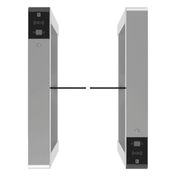 Torniquete de Barrera Oscilante Serie Mars-B1000 / Instalable en Plataforma Sólida / Dimensiones 1010x1355 mm / Uso de Tornillos M12 / Requiere Herramientas Específicas / No para Ambientes Corrosivos