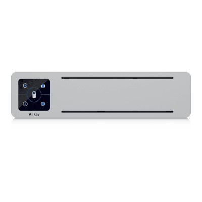 UniFi Protect AI Key / Analizador con inteligencia artificial para identificar eventos en grabaciones de cámaras UniFi / Búsqueda con lenguaje natural / hasta 1800 detecciones inteligentes por hora / 1 puerto GbE PoE++ 
