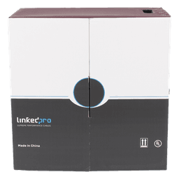 Bobina de Cable UTP 305 Metros (1000 Pies), Cat5e con Doble Forro, para Exterior, Climas Extremos, Color Negro
