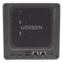 NAS UGREEN NASync DXP4800 Plus / Procesador Intel Pentium Gold 8505 5 Núcleos / 4 Bahías SATA + 2 M.2 NVMe PCIe 4.0 / 8GB DDR5 Expandible a 64GB / 10GbE + 2.5GbE / USB 3.2 Gen 2 Tipo C / HDMI 4K / Sistema Almacenamiento Conectado Red
