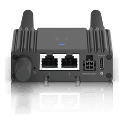 Router UniFi Ultra LTE con WiFi 4 / ranura para 1 tarjeta SIM / 2 Puertos RJ45 10/100Mbps / Alimentación por USB Type-C y ATX DC / Bandas LTE B2, B4, B5 / 