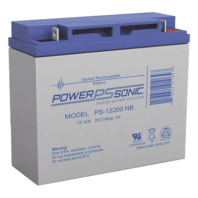 Batería de Respaldo AGM/VRLA / 12V / 20Ah / Terminales NB2 / 5 Años Vida Útil / Certificación UL