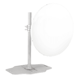Antena Parabólica Direccional / 32.1 dBi / 4.9 a 6.4 GHz / Doble Polarización MIMO / Plato Profundo / Guía de Onda / Soporte Incluido