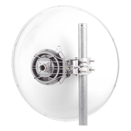 Antena Parabólica Direccional / 32.1 dBi / 4.9 a 6.4 GHz / Doble Polarización MIMO / Plato Profundo / Guía de Onda / Soporte Incluido