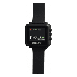 Reloj Receptor Inalámbrico de Muñeca / Display LCD a Color / Batería Recargable / Indicación Visual y Acústica de Alarmas / Almacena hasta 3000 Caracteres / Conexión Inalámbrica por Radiofrecuencia
