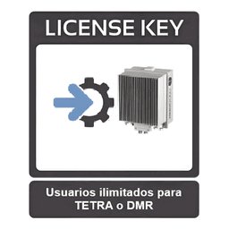 Licencia para sistemas DAMM de usuarios ilimitados para protocolo TETRA o DMR