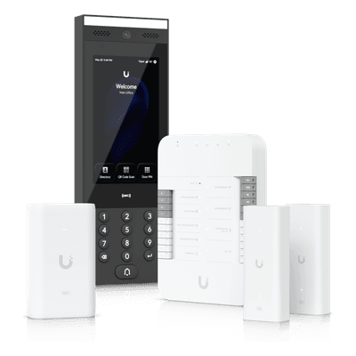 Kit de Inicio de Control de Acceso UniFi / Hub Gate / Intercomunicador G3 / Adaptador PoE++ / Extensores de Par Trenzado
