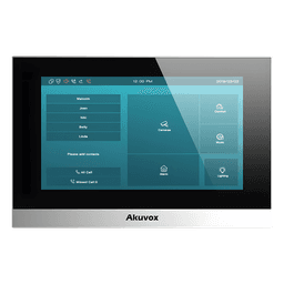 Monitor Color Plata Linux / Pantalla Touch de 7 Pulgadas / SIP / POE / WIFI / Compatible con Frentes de Calle Akuvox