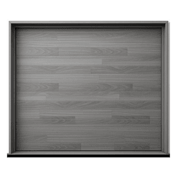 Puerta de Garage Seccional / 12 x 9 Pies (3.66 x 2.74 m) / Aislamiento Poliuretano 42 mm / Lámina Calibre 26 / Acabado Laminado Blanco / 6 Secciones