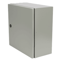 Gabinete de Acero para Intemperie / IP66 NEMA 4 / IK10 / 400 x 400 x 200 mm / Placa Trasera / Cierre con Llave