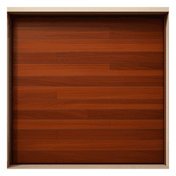 Puerta de Garage / Estilo Americano / Acabado Laminado Premium / Madera Clara / 18 x 8 Pies (5.5 x 2.4 m)